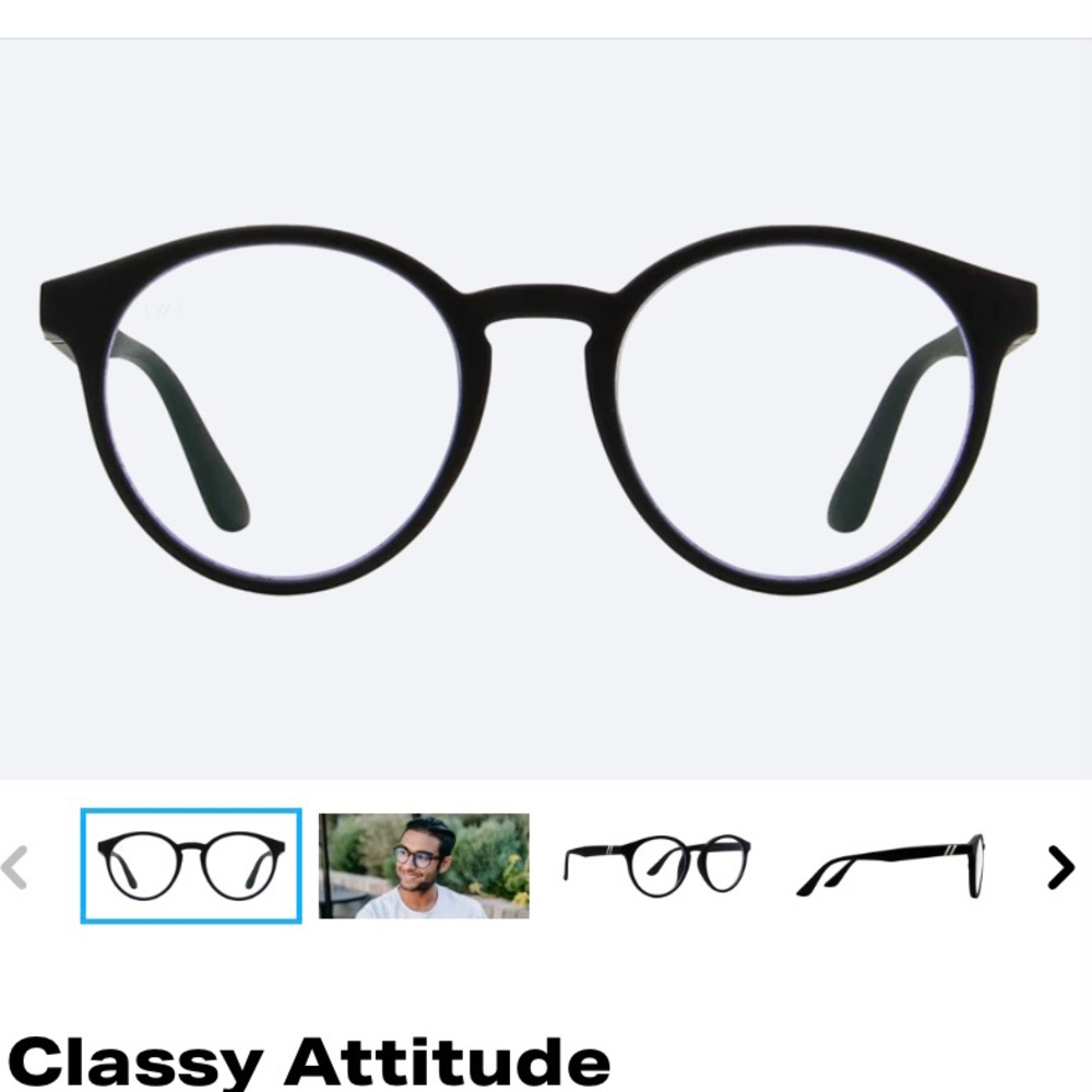 💛 Blenders Eyewear Classy Attitude Blue Light Glasses